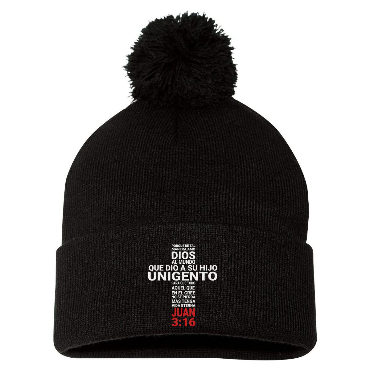 Juan 316 John Playera Camisa Pom Pom 12in Knit Beanie