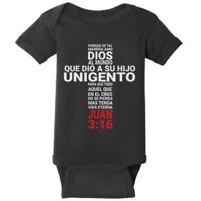 Juan 316 John Playera Camisa Baby Bodysuit