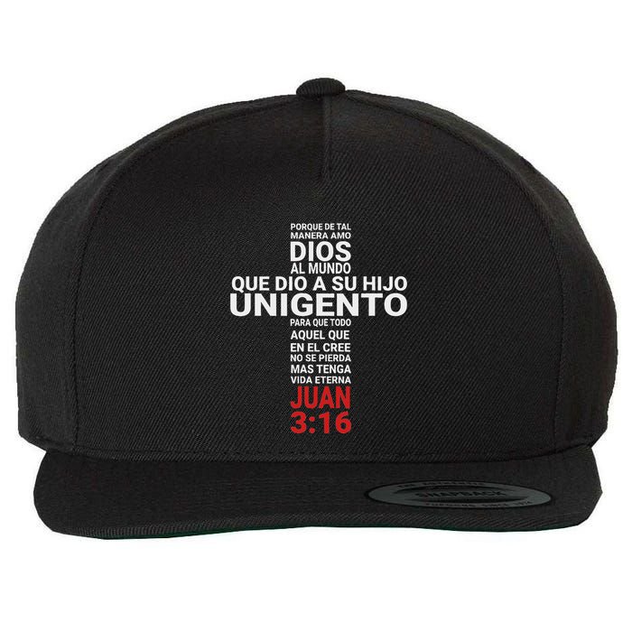 Juan 316 John Playera Camisa Wool Snapback Cap