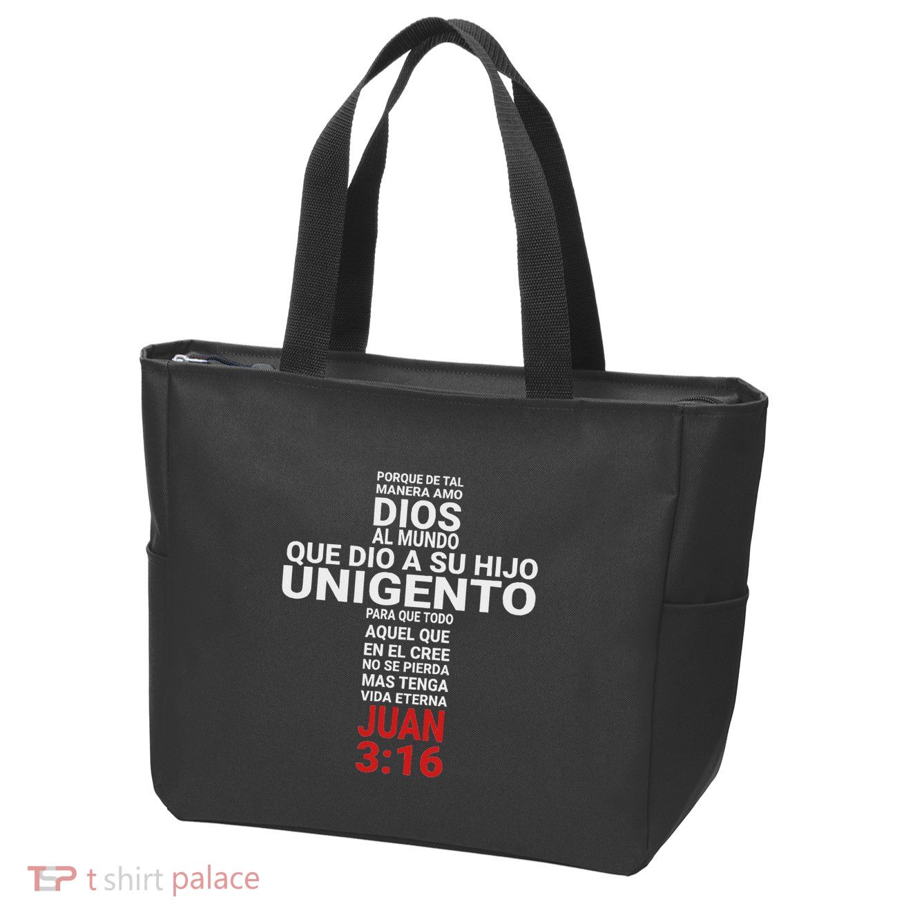 Juan 316 John Playera Camisa Zip Tote Bag