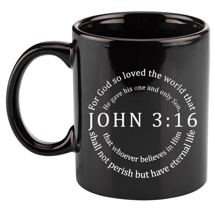 John 316 11oz C Handle Ceramic Mug