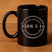 John 316 11oz C Handle Ceramic Mug