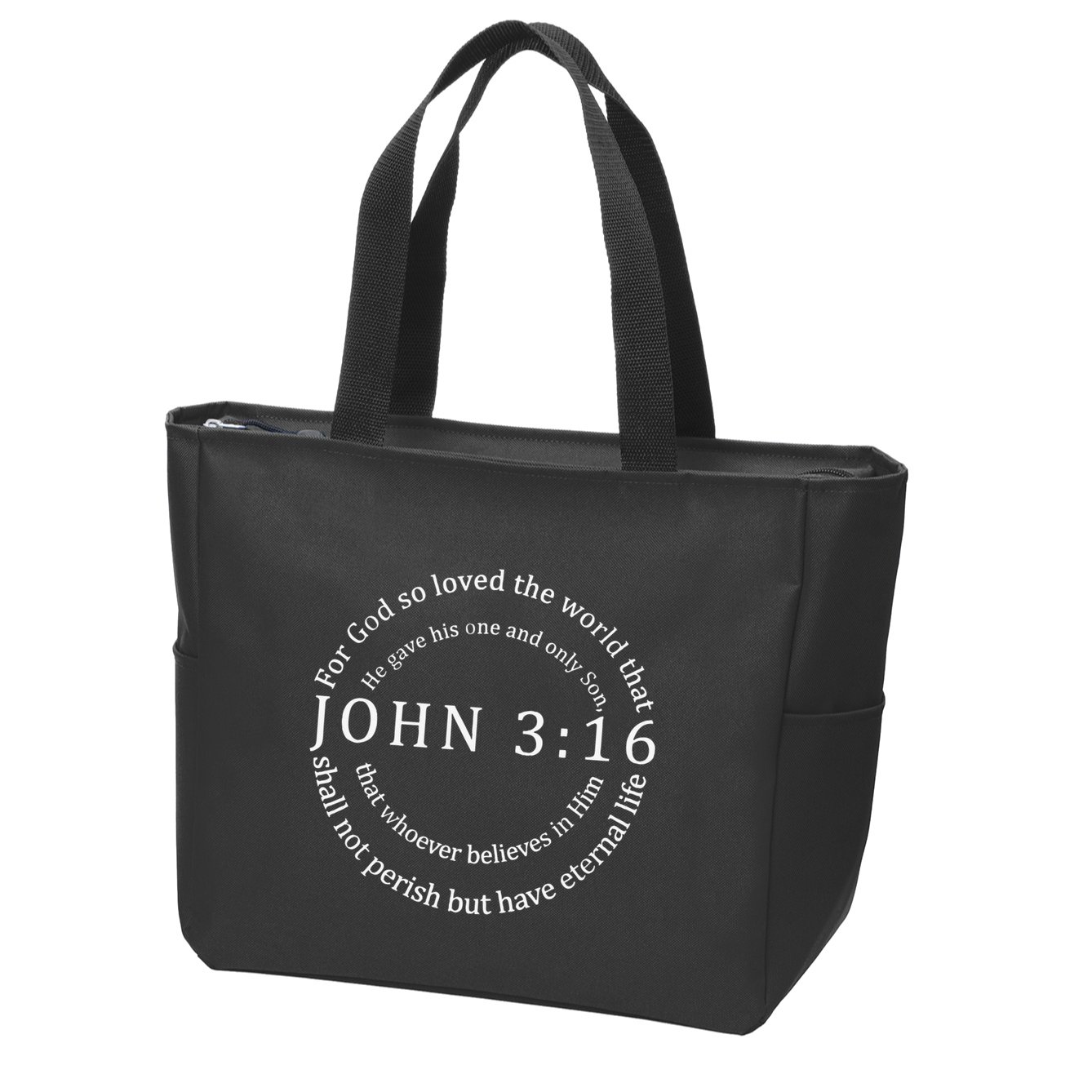 John 316 Zip Tote Bag