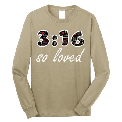 John 316 Jesus Saves Christian Bible Verse Faith Long Sleeve Shirt