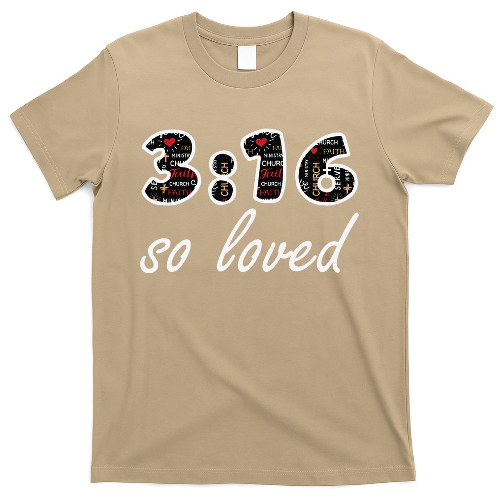 John 316 Jesus Saves Christian Bible Verse Faith T-Shirt