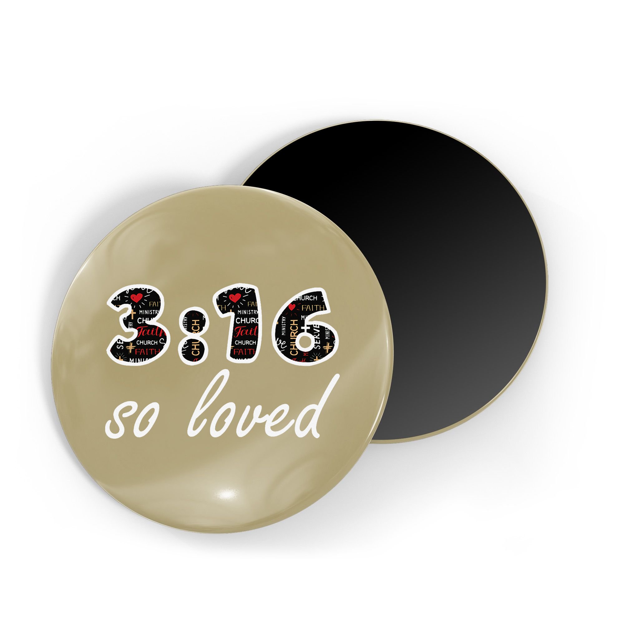 John 316 Jesus Saves Christian Bible Verse Faith Magnet