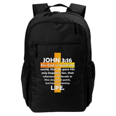 John 316 Kjv Bible Verse Backpack
