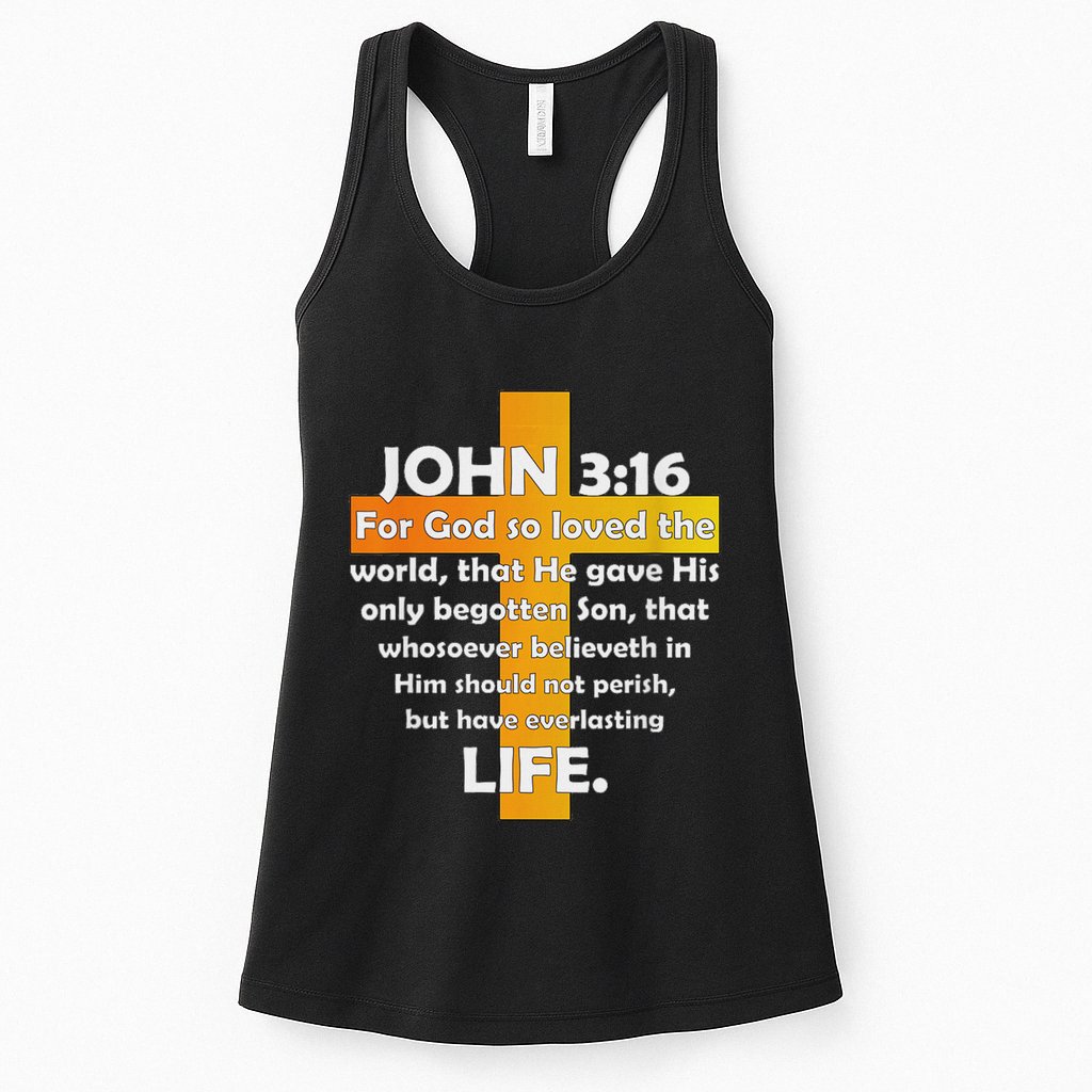 John 316 Kjv Bible Verse Womens Tank Top