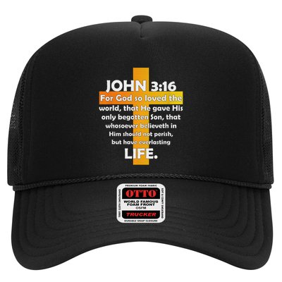 John 316 Kjv Bible Verse Trucker Hat