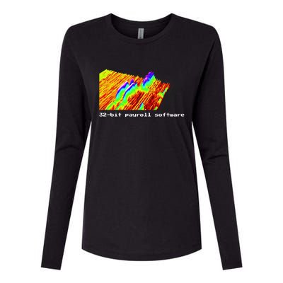 Joinwarp 32bit Payroll Software Womens Cotton Relaxed Long Sleeve T-Shirt