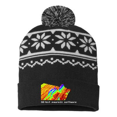 Joinwarp 32bit Payroll Software USA-Made Snowflake Beanie