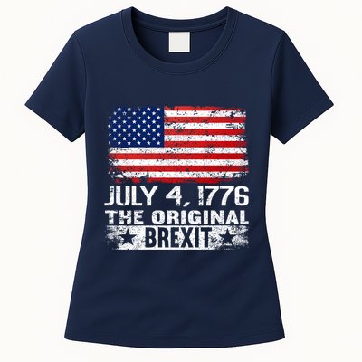 July 4 1776 Original Brexit Independence Day Womens T-Shirt