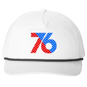 July 4th 1776 Stars And Stripes Snapback Five-Panel Rope Hat