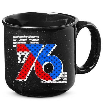 July 4th 1776 Stars And Stripes 15oz Campfire Ceramic Mug