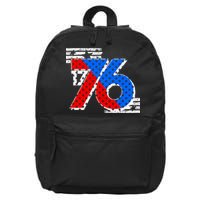 July 4th 1776 Stars And Stripes 16 in Basic Backpack