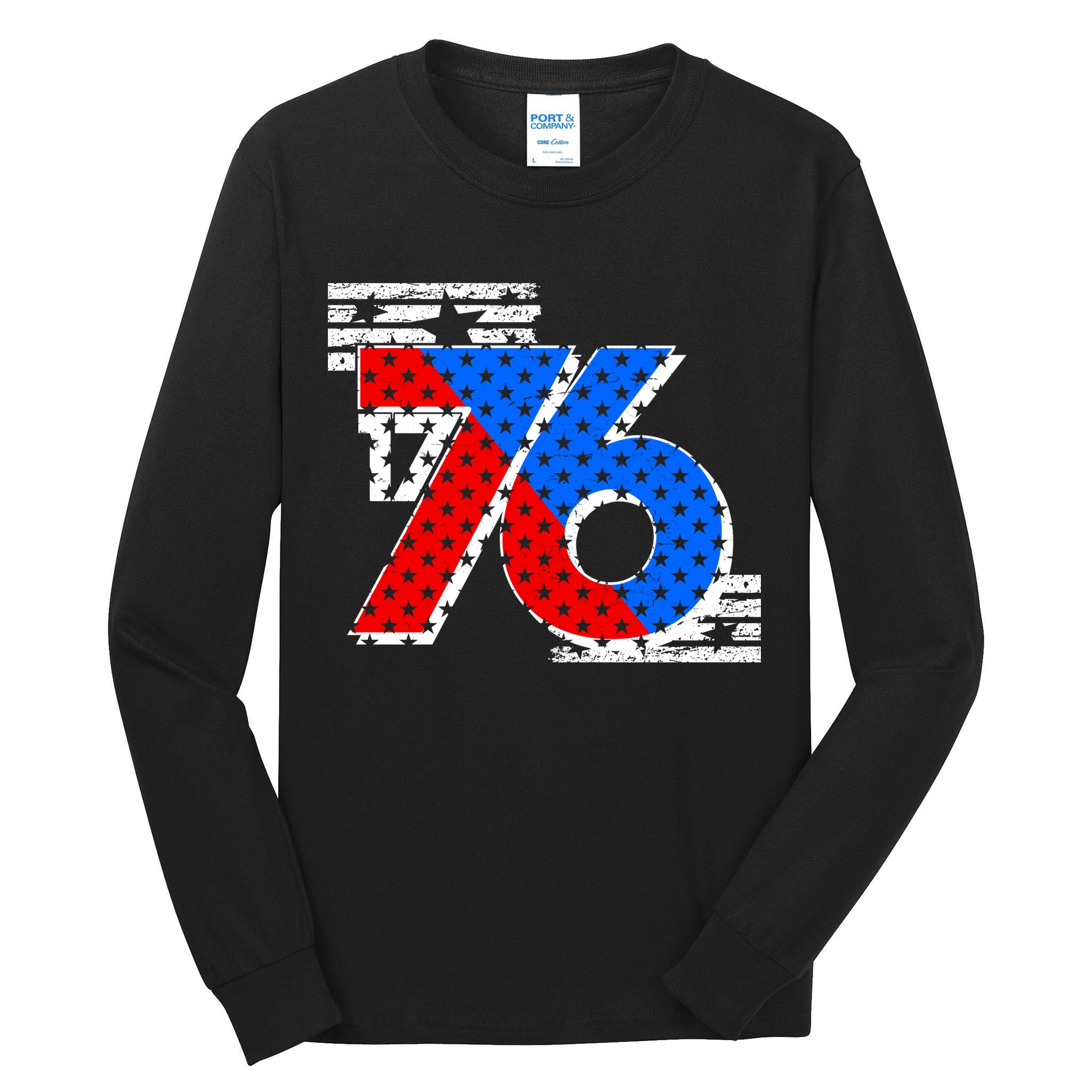 July 4th 1776 Stars And Stripes Tall Long Sleeve T-Shirt