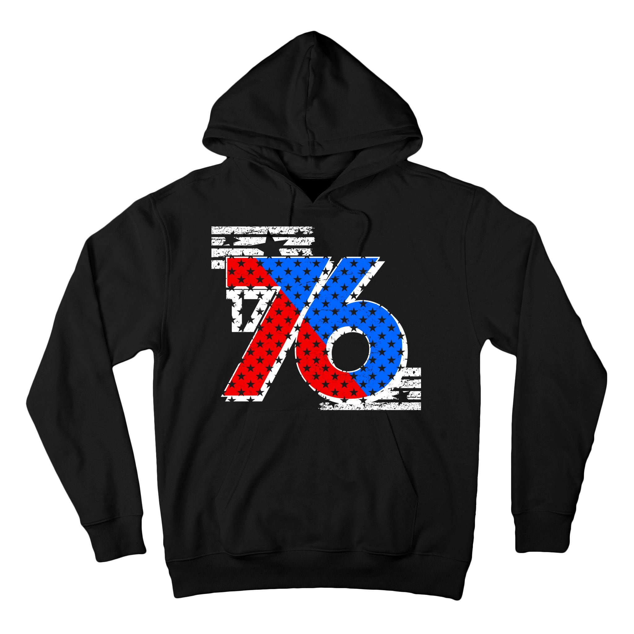 July 4th 1776 Stars And Stripes Tall Hoodie