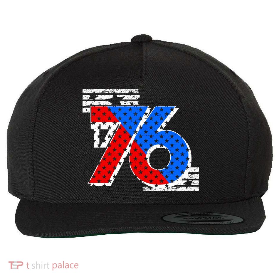 July 4th 1776 Stars And Stripes Wool Snapback Cap