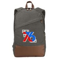 July 4th 1776 Stars And Stripes Cotton Canvas Backpack