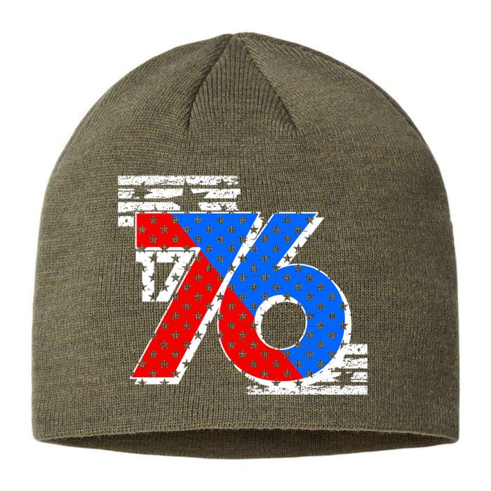 July 4th 1776 Stars And Stripes Sustainable Beanie