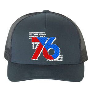 July 4th 1776 Stars And Stripes Yupoong Adult 5-Panel Trucker Hat