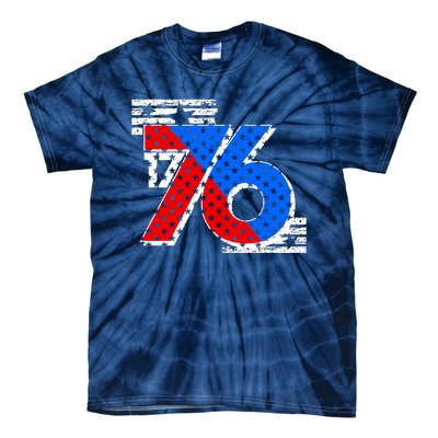 July 4th 1776 Stars And Stripes Tie-Dye T-Shirt