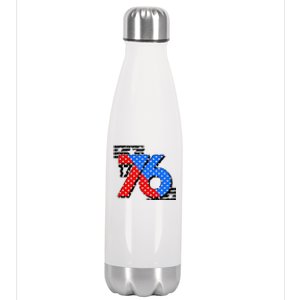 July 4th 1776 Stars And Stripes Stainless Steel Insulated Water Bottle