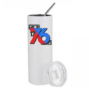 July 4th 1776 Stars And Stripes Stainless Steel Tumbler