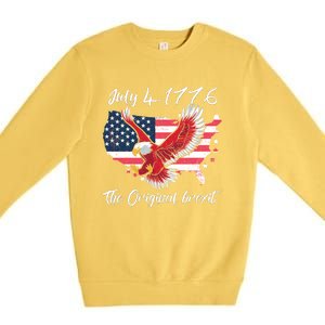 July 4 1776 Original Brexit Independence Day Premium Crewneck Sweatshirt