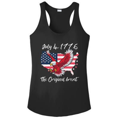 July 4 1776 Original Brexit Independence Day Ladies PosiCharge Competitor Racerback Tank