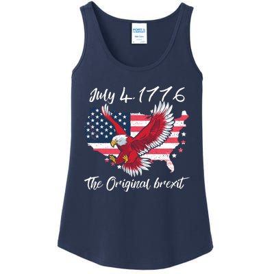 July 4 1776 Original Brexit Independence Day Ladies Essential Tank