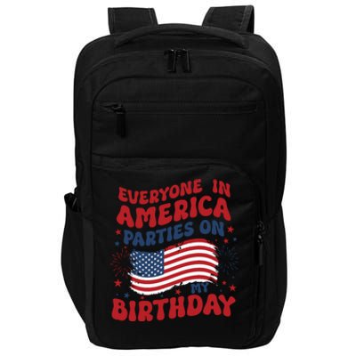 July 4th Birthday Impact Tech Backpack