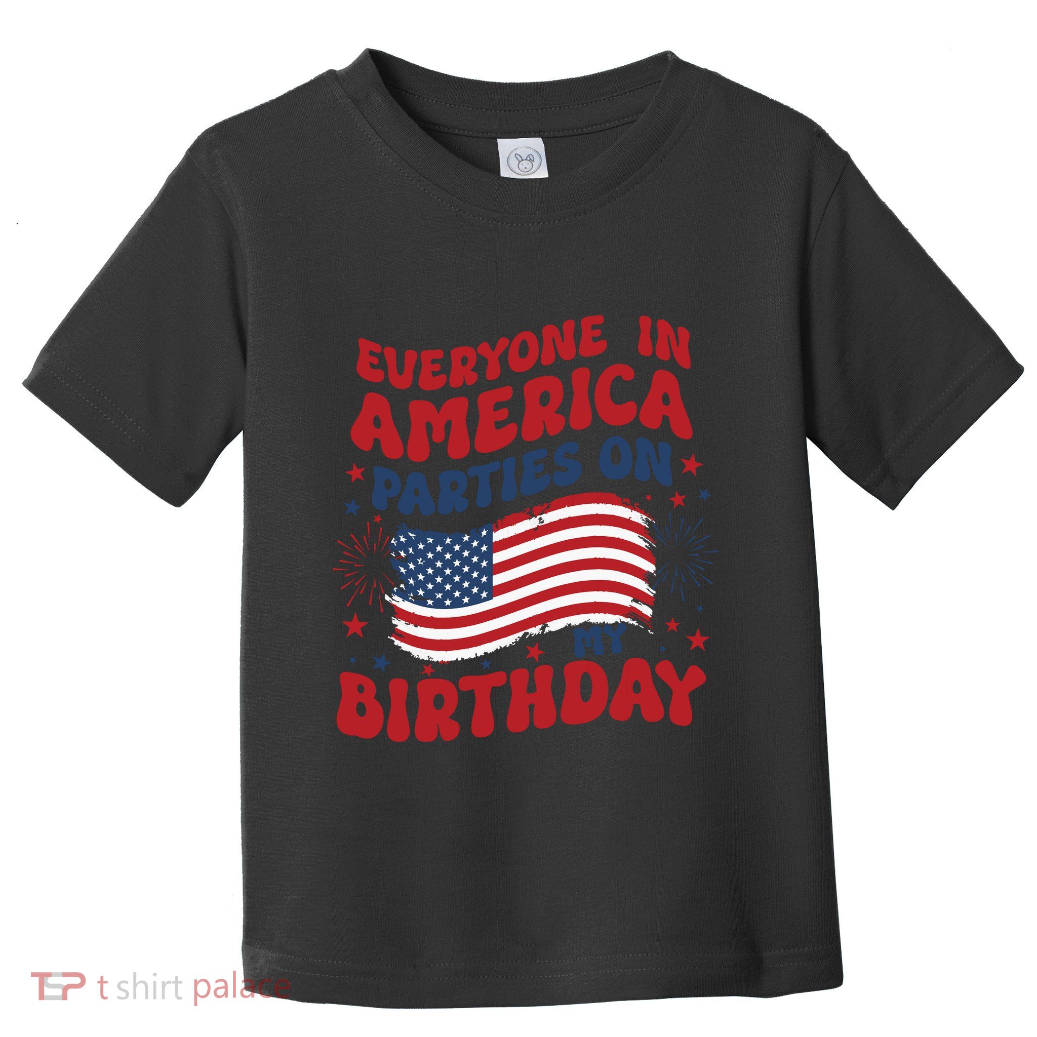 July 4th Birthday Toddler T-Shirt