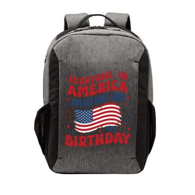 July 4th Birthday Vector Backpack