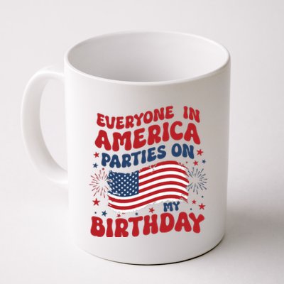 July 4th Birthday Coffee Mug