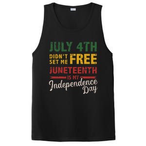 July 4th didn't set me free Juneteenth day independence PosiCharge Competitor Tank