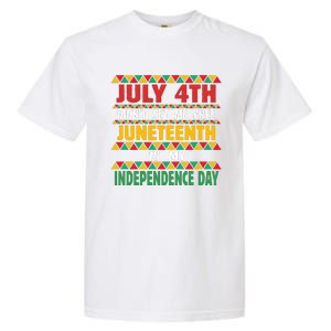 July 4th DidnT Set Me Free Juneteenth Is My Independence Day Garment-Dyed Heavyweight T-Shirt