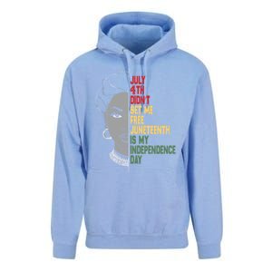 July 4th Didnt Set Me Free Junenth Is My Independence Day Cool Gift Unisex Surf Hoodie