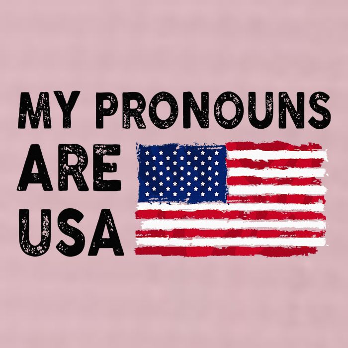 July 4th Funny My Pronouns Are Usa 25L Jumbo Tote