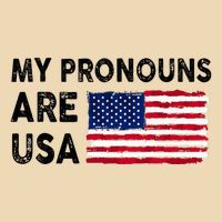 July 4th Funny My Pronouns Are Usa Zip Tote Bag