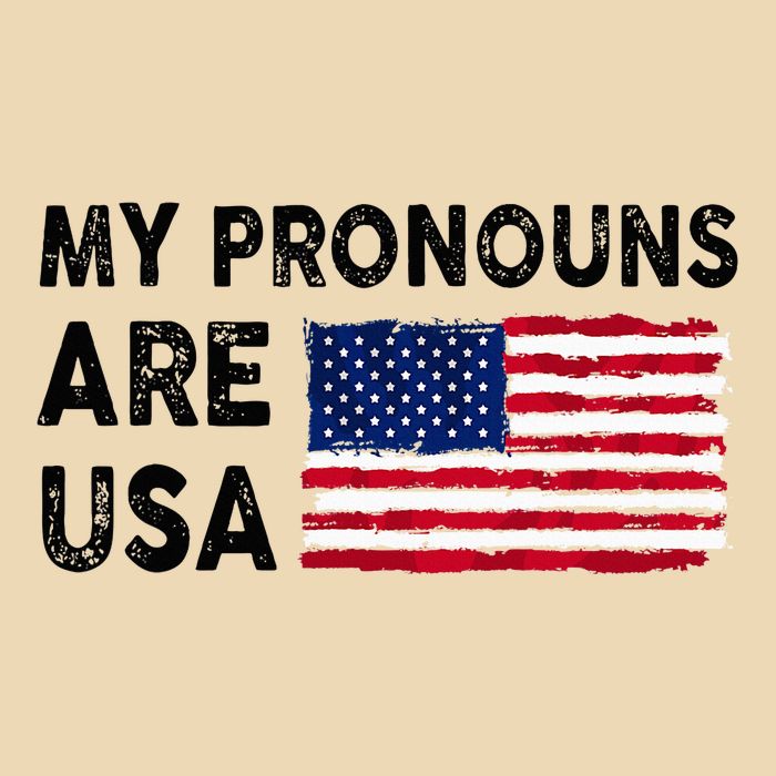 July 4th Funny My Pronouns Are Usa Zip Tote Bag