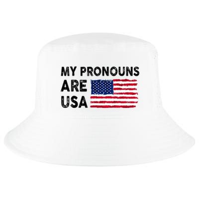 July 4th Funny My Pronouns Are Usa Cool Comfort Performance Bucket Hat