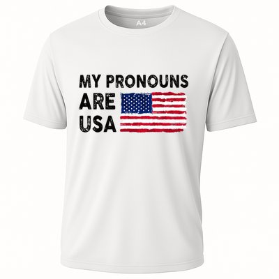July 4th Funny My Pronouns Are Usa Performance Shirt
