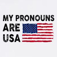 July 4th Funny My Pronouns Are Usa Youth Performance Sprint T-Shirt