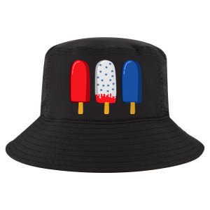 July 4th Gift American Flag Popsicle Great Gift Cool Comfort Performance Bucket Hat