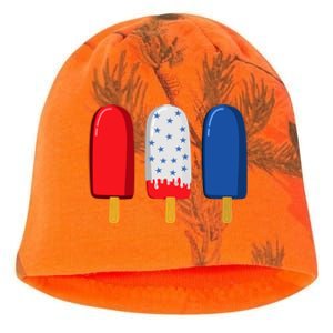 July 4th Gift American Flag Popsicle Great Gift Kati - Camo Knit Beanie