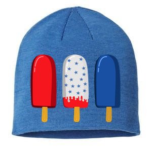 July 4th Gift American Flag Popsicle Great Gift Sustainable Beanie