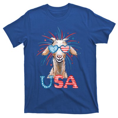 July 4th Goat Patriotic Goat Great Gift T-Shirt