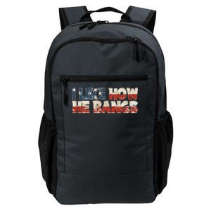 July 4th I Like How He Bangs Couple Fourth Of July Daily Commute Backpack