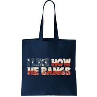 July 4th I Like How He Bangs Couple Fourth Of July Tote Bag